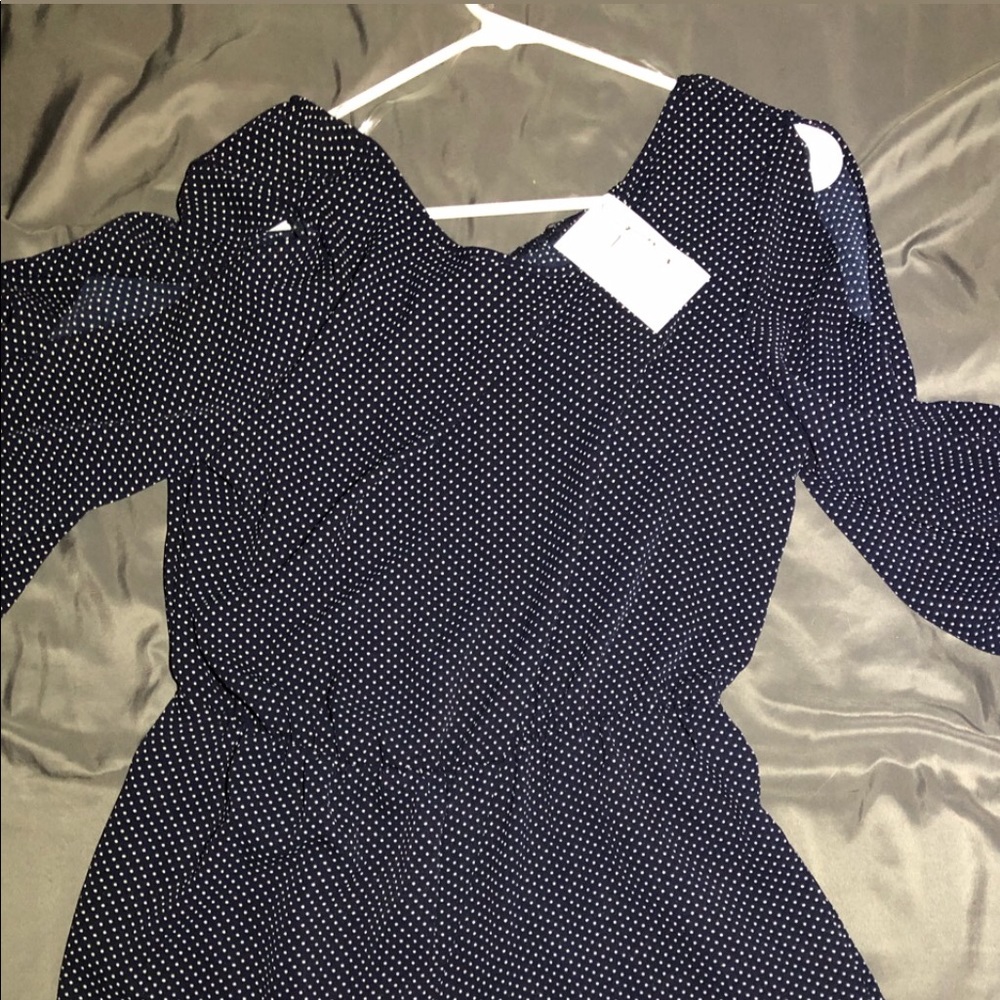 Two rompers! Both cold shoulder NWT